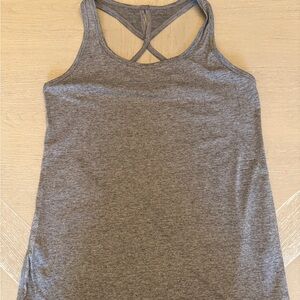 Gray Women's Tank Top for yoga and the gym